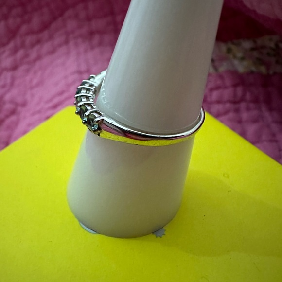 .925 size 7 blue stones - Picture 2 of 2